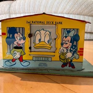 Disney vintage coin bank